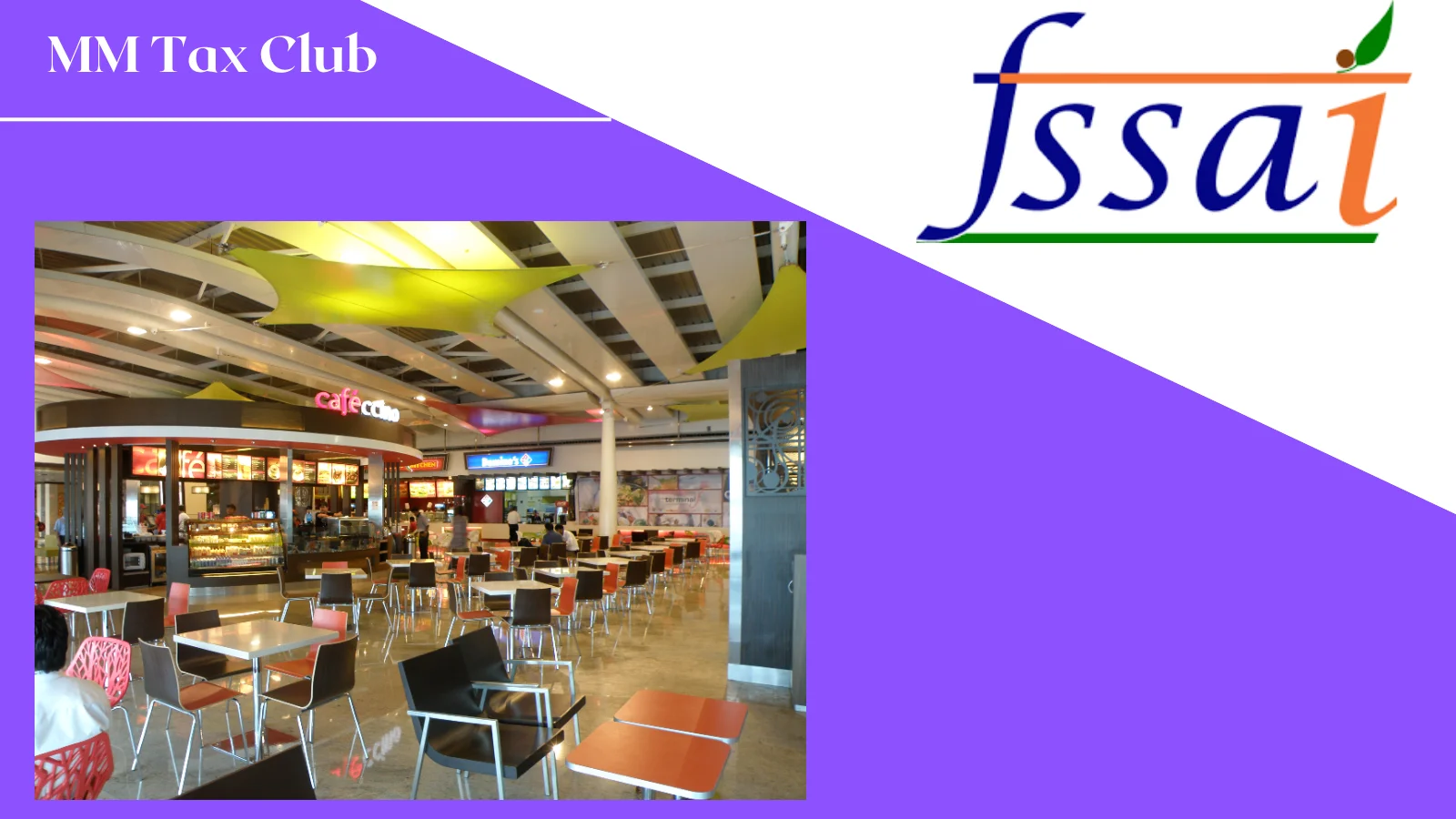  FSSAI License or Registration for food business is located at Airport,